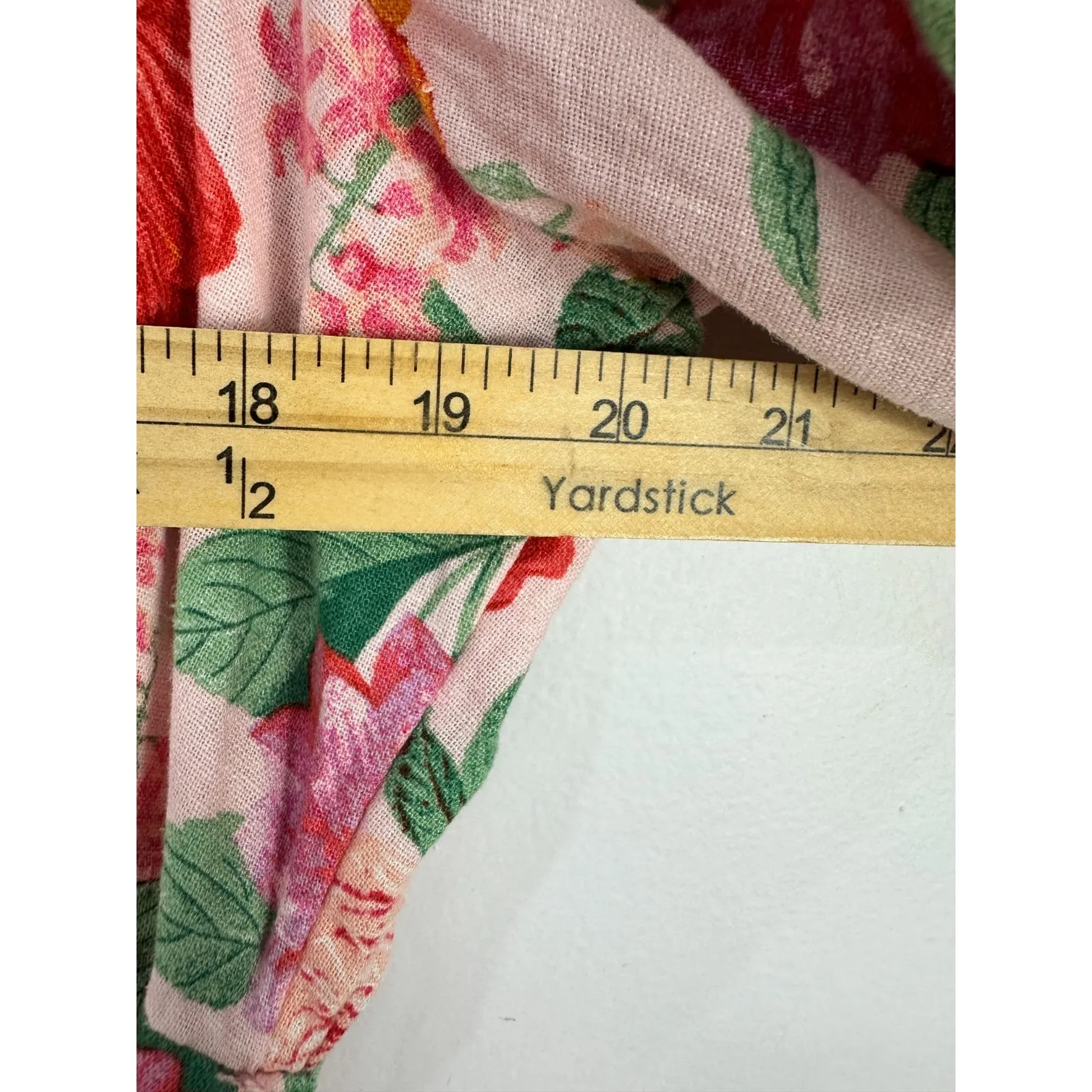 Old Navy Maxi Dress XL Floral Cut Out Waist Boho Cottagecore Fairy Garden Party - Image 5