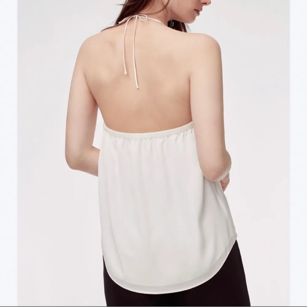 Aritzia Babaton Halterneck Mesh Blouse - Image 8