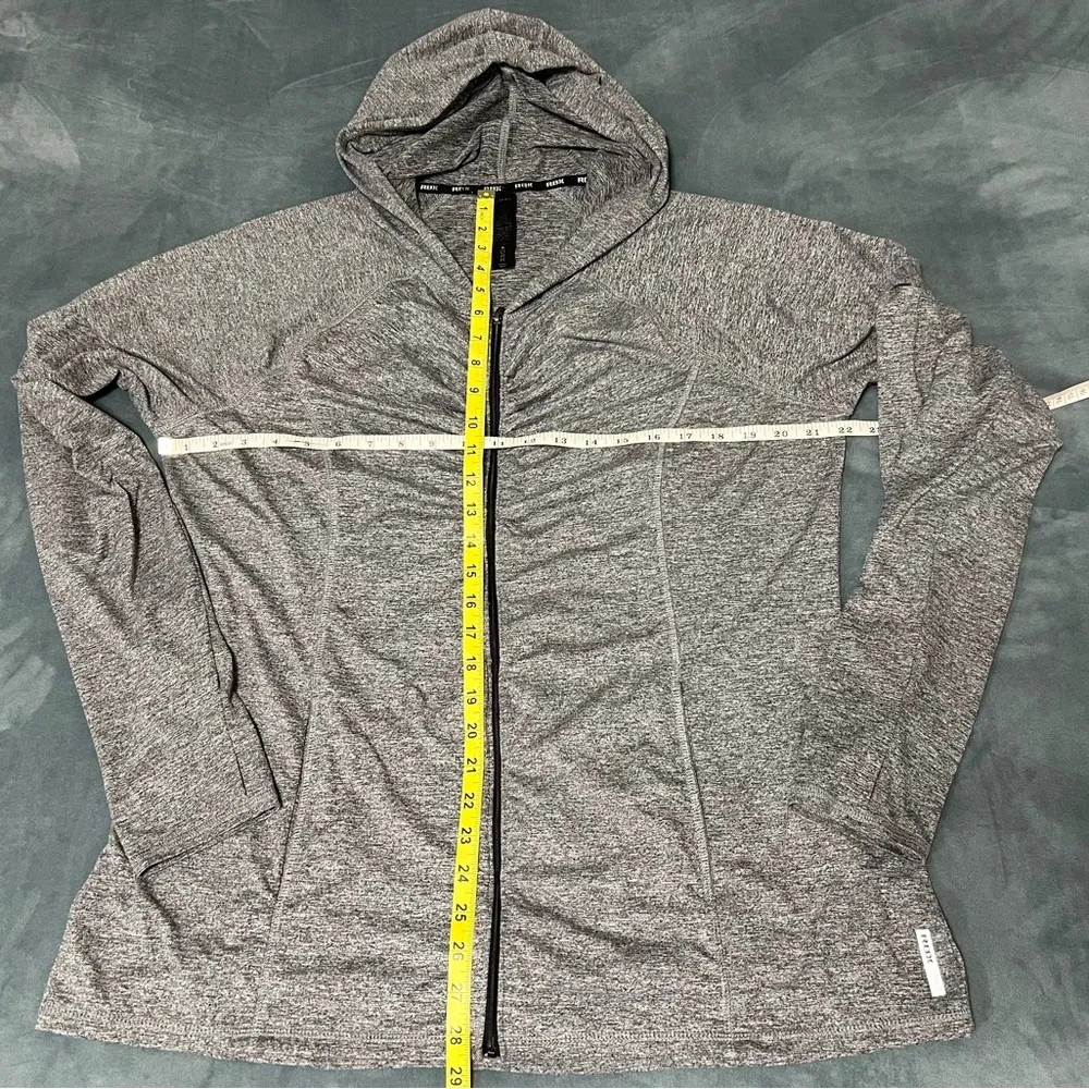 RBX Lightweight Hooded Jacket Gray Size XL - Image 5
