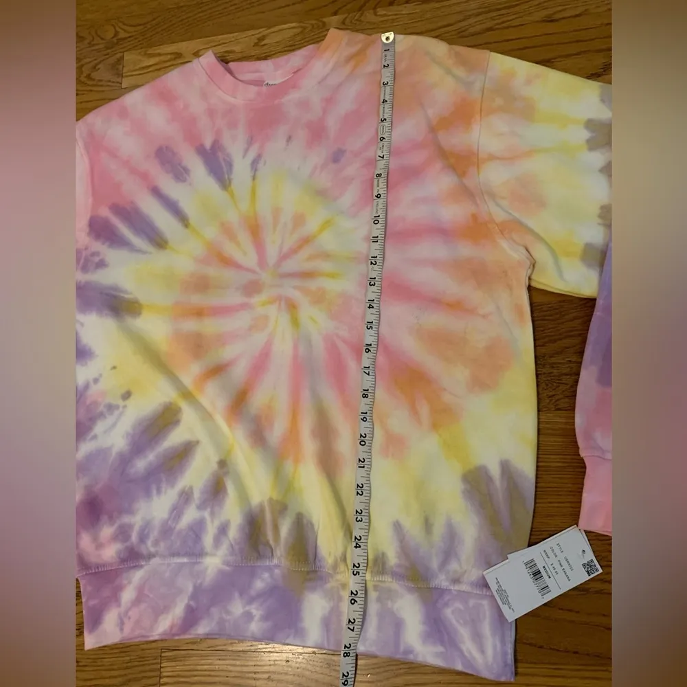 Creamsicle sweatshirt in pink banana color size Medium - Image 6