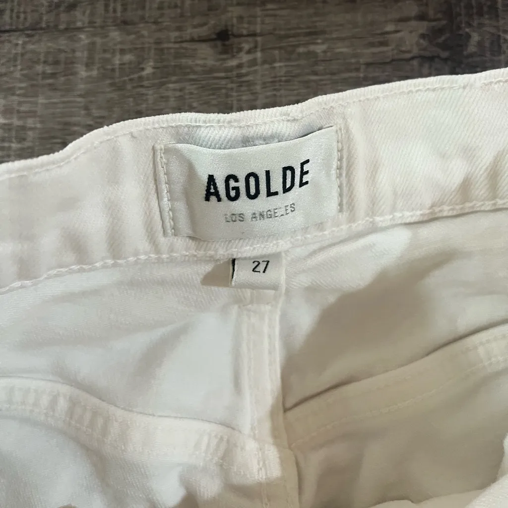 AGOLDE Pinch Waist High Rise Kick jeans in Vinegar - Image 5