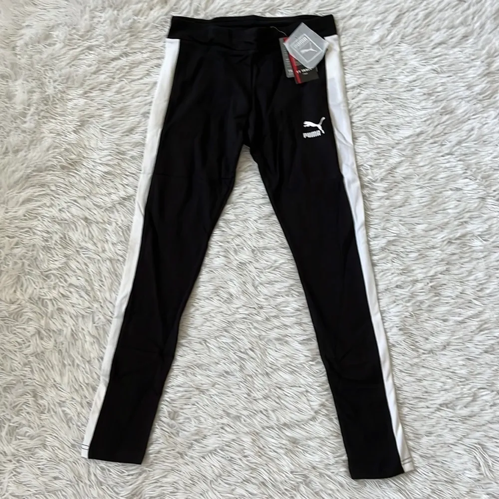 PUMA Women’s Iconic T7 Women's Leggings in black size Small - Image 3
