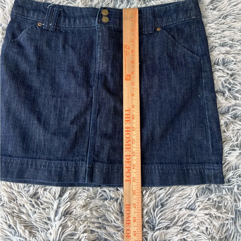 LILY PULITZER Indigo Denim Skirt Size 32  Palm Beach Fit - Image 6
