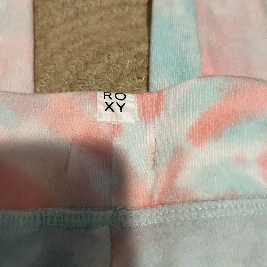 Roxy Current Mood Tie Dye Joggers Sweatpants NWT Medium‎ Pink - Image 7