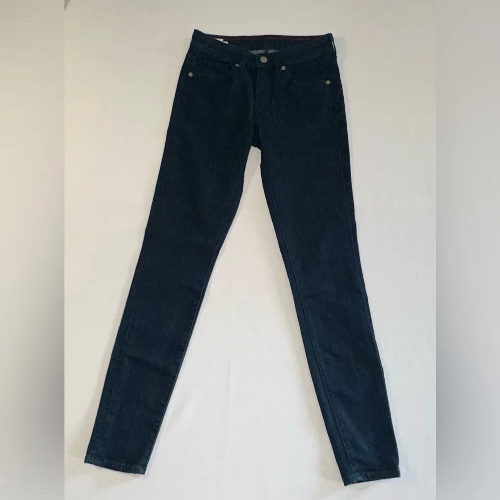 American Giant • 218 Skinny Stretch Indigo Jeans Womens Size 25 Mountain Wash Blue - Image 2