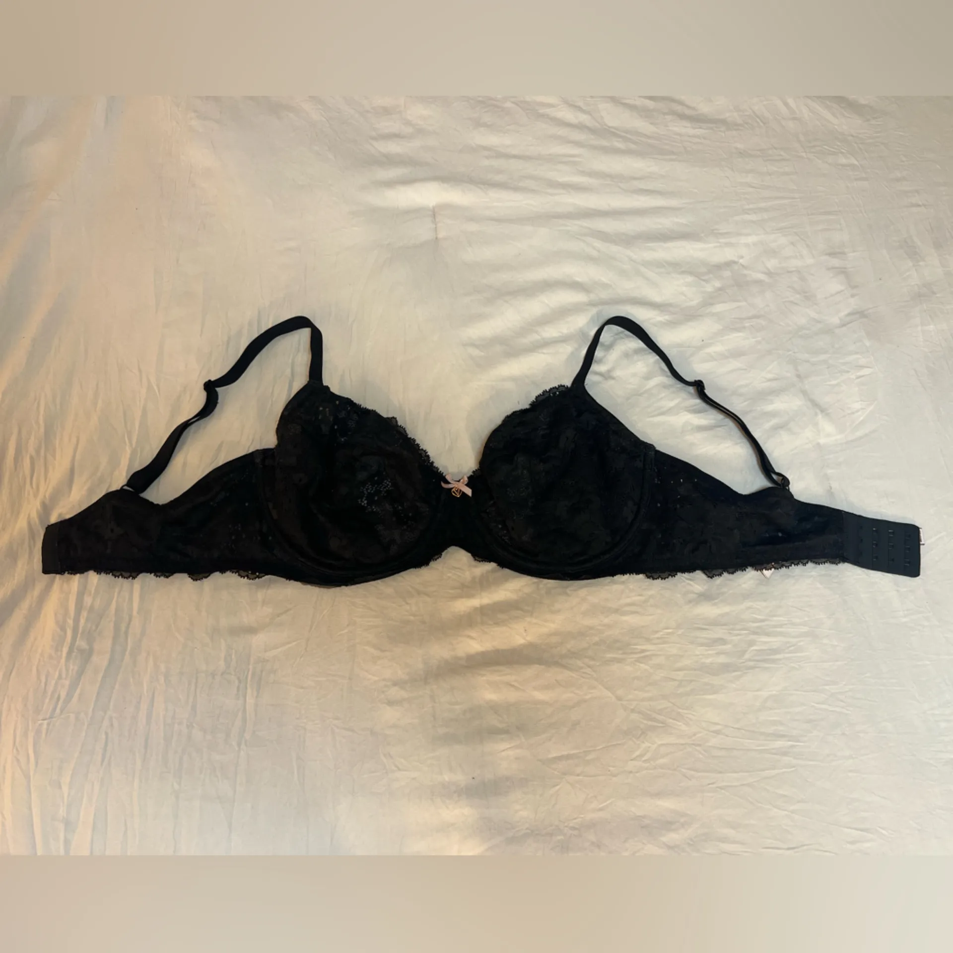 Victoria Secret Wicked Unlined‎ Balconette Bra
- Black  36DD - Image 7