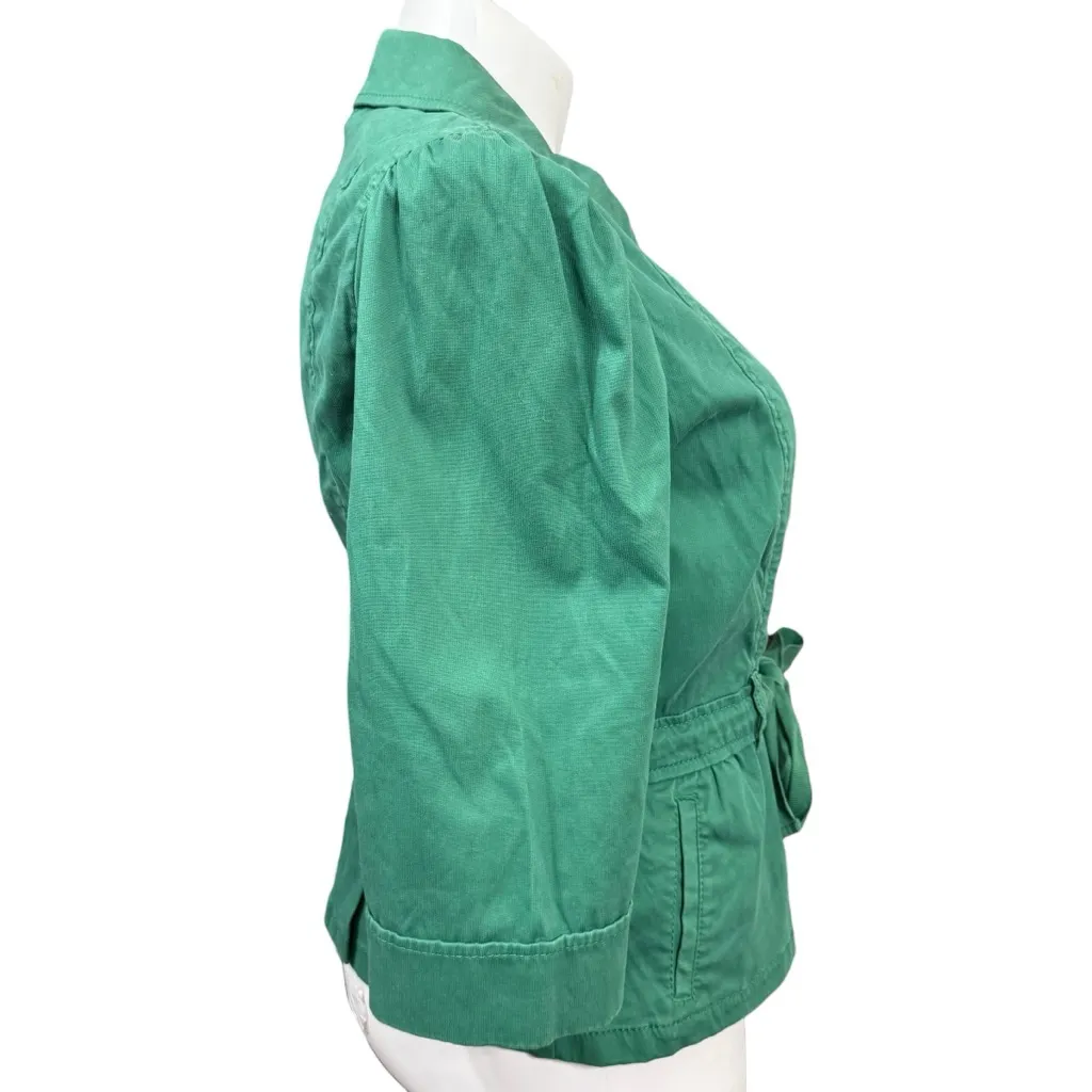 Ann Taylor LOFT Green Jacket Size 14 - Image 4