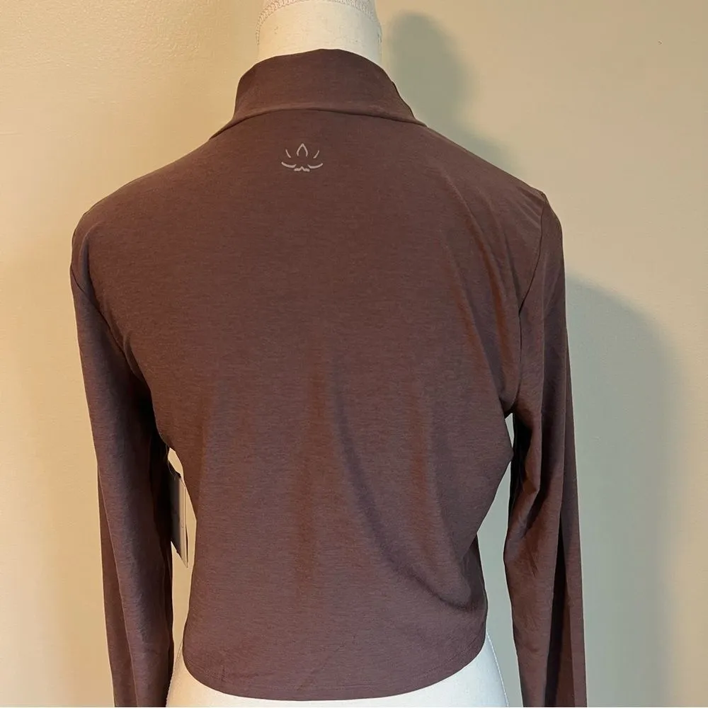 Beyond Yoga Featherweight Moving on Cropped Pullover NEW  in Trufh Size Large - Image 10