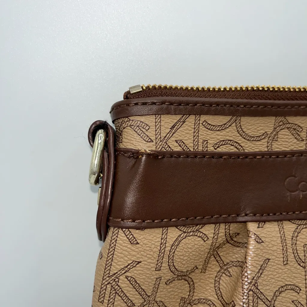 Calvin Klein Brown Monogram Women's Bag - Image 4