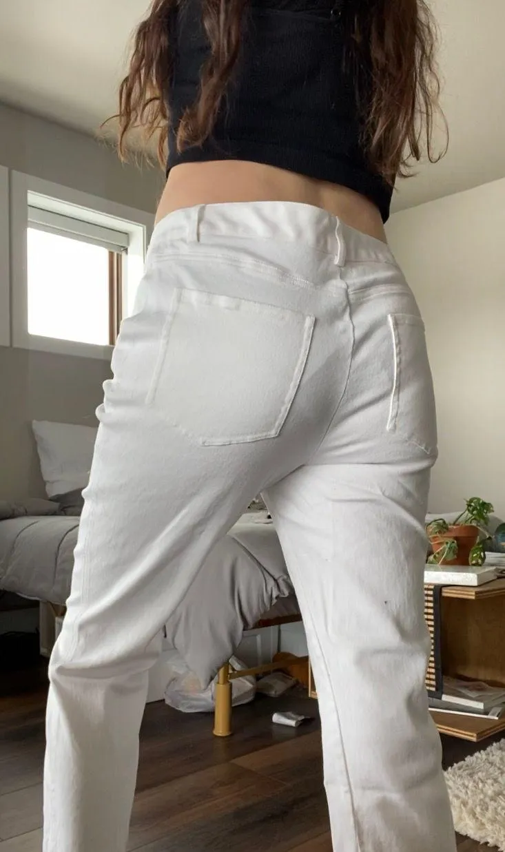 Peace & Cloth Y2k White Capri Pants Size 10 - Image 4