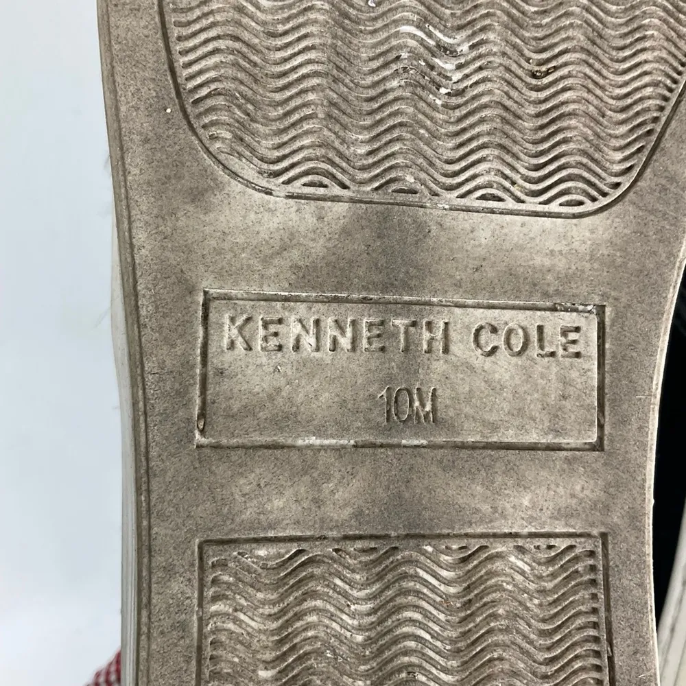 Kenneth‎ Cole Blue Embroidered Velvet Slip On Shoes Size 10 - Image 4