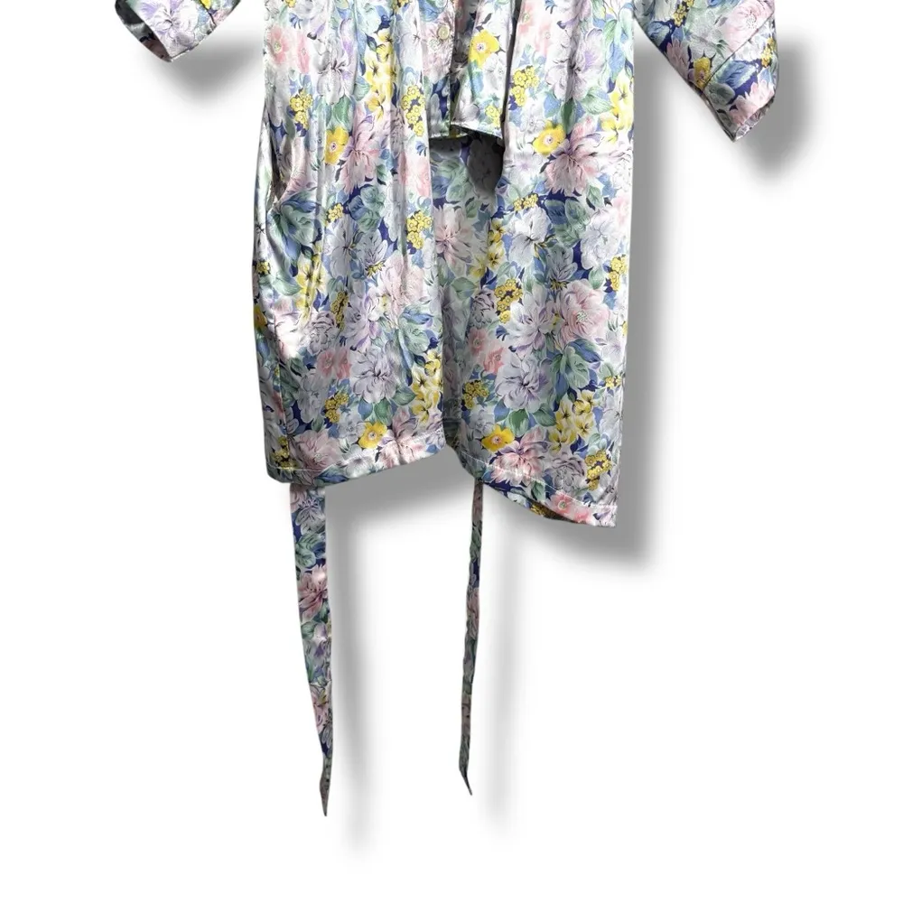 Elysian Fields Floral Robe and Sleep Top Pink Size L - Image 3