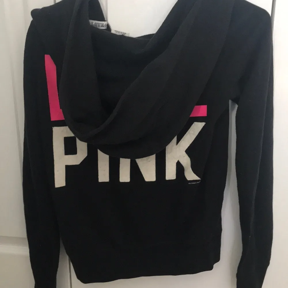 Victoria’s Secret pink zip up hoodie - Image 2