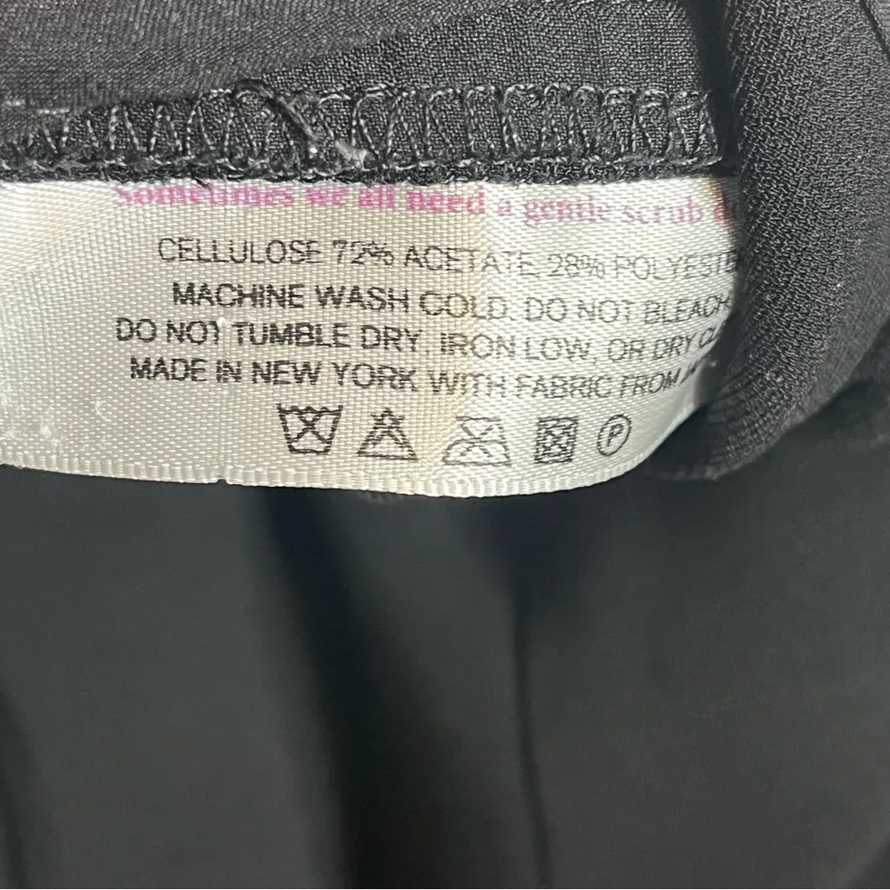 MM. Lafleur New York Sz 2 Black Pants Business Classic Flat Front Straight Leg - Image 13