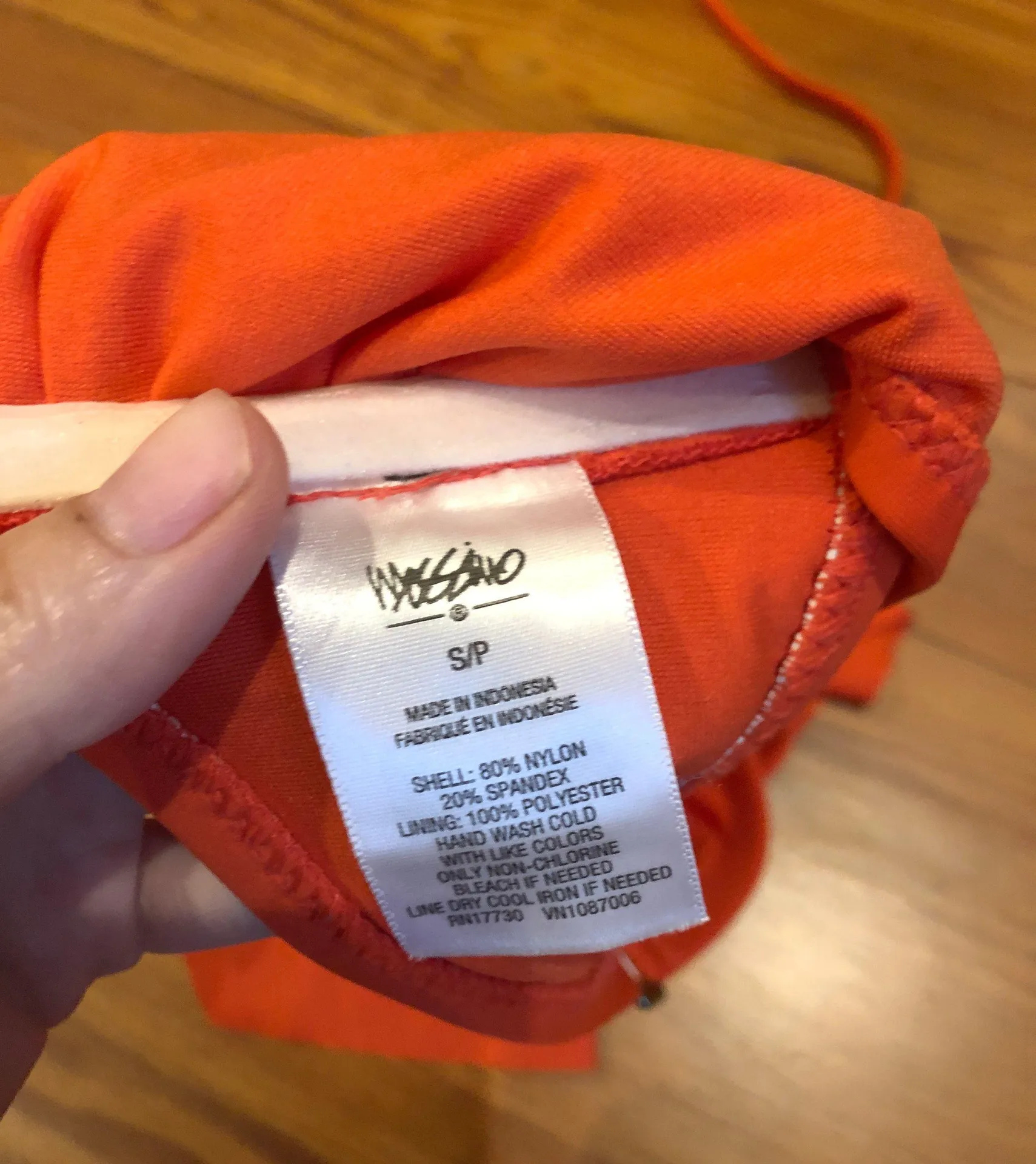 Mossimo Orange Bikini Top - Image 5