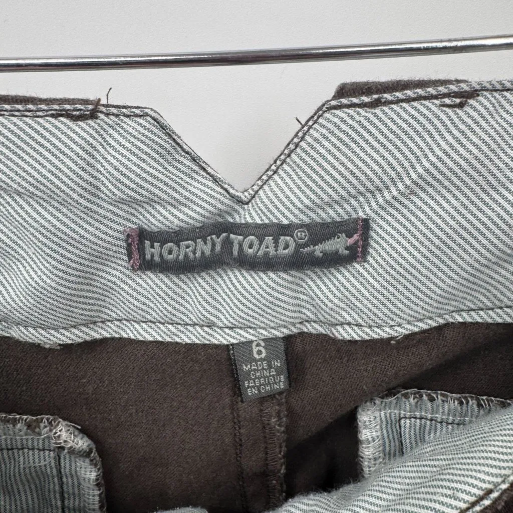 Horny Toad Hiking Pants Womens 6 Brown Cotton Polyester Blend Straight‎ Leg - Image 6