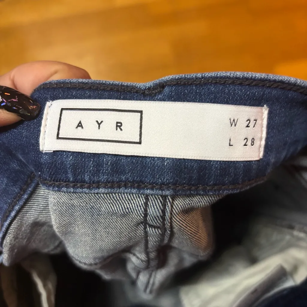 AYR The Chiller Preppy Quiet Luxury Coastal Minimalist Skinny Indie Jean 27 x 28 - Image 7