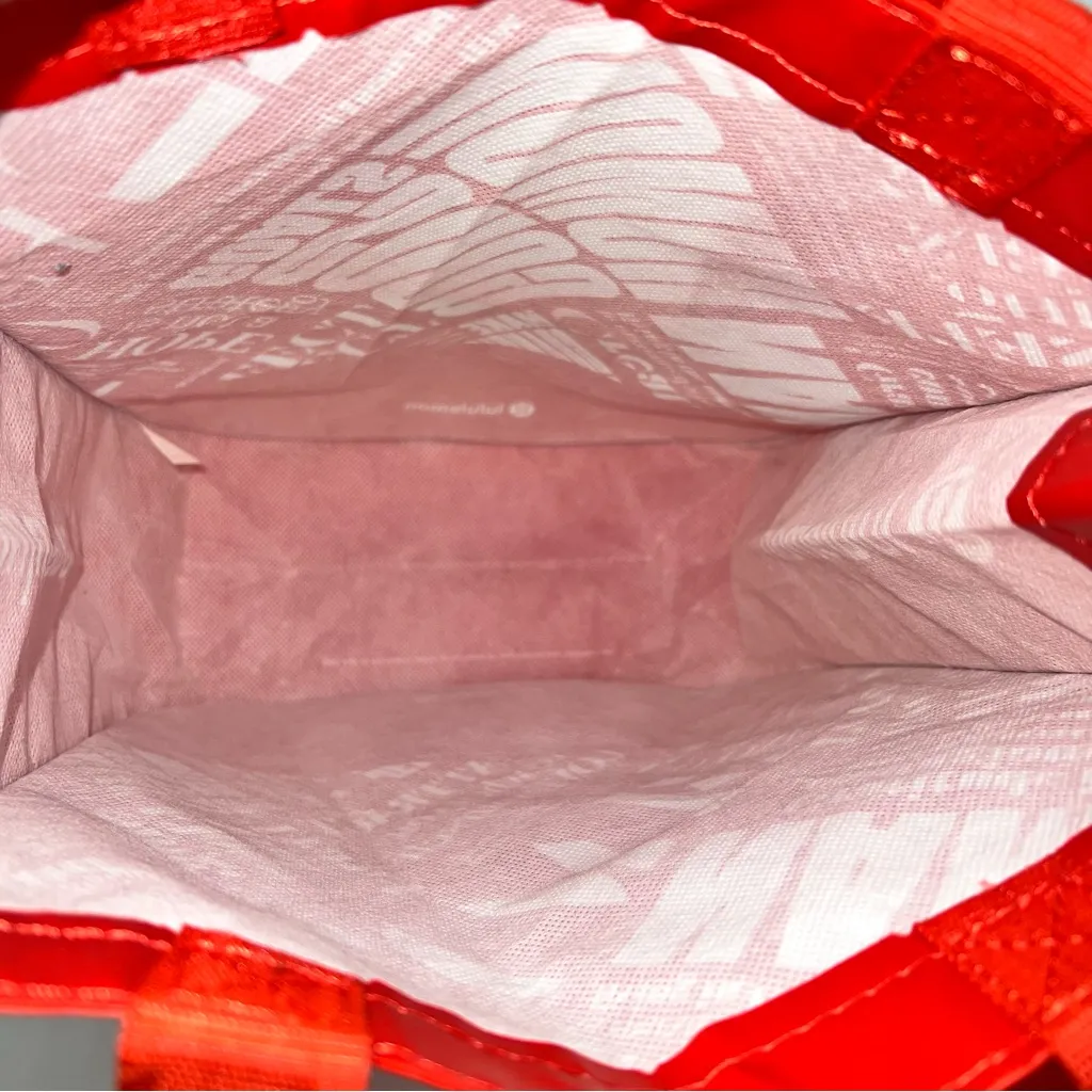 Lululemon Athletica Vibrant Red Carryall - Image 7