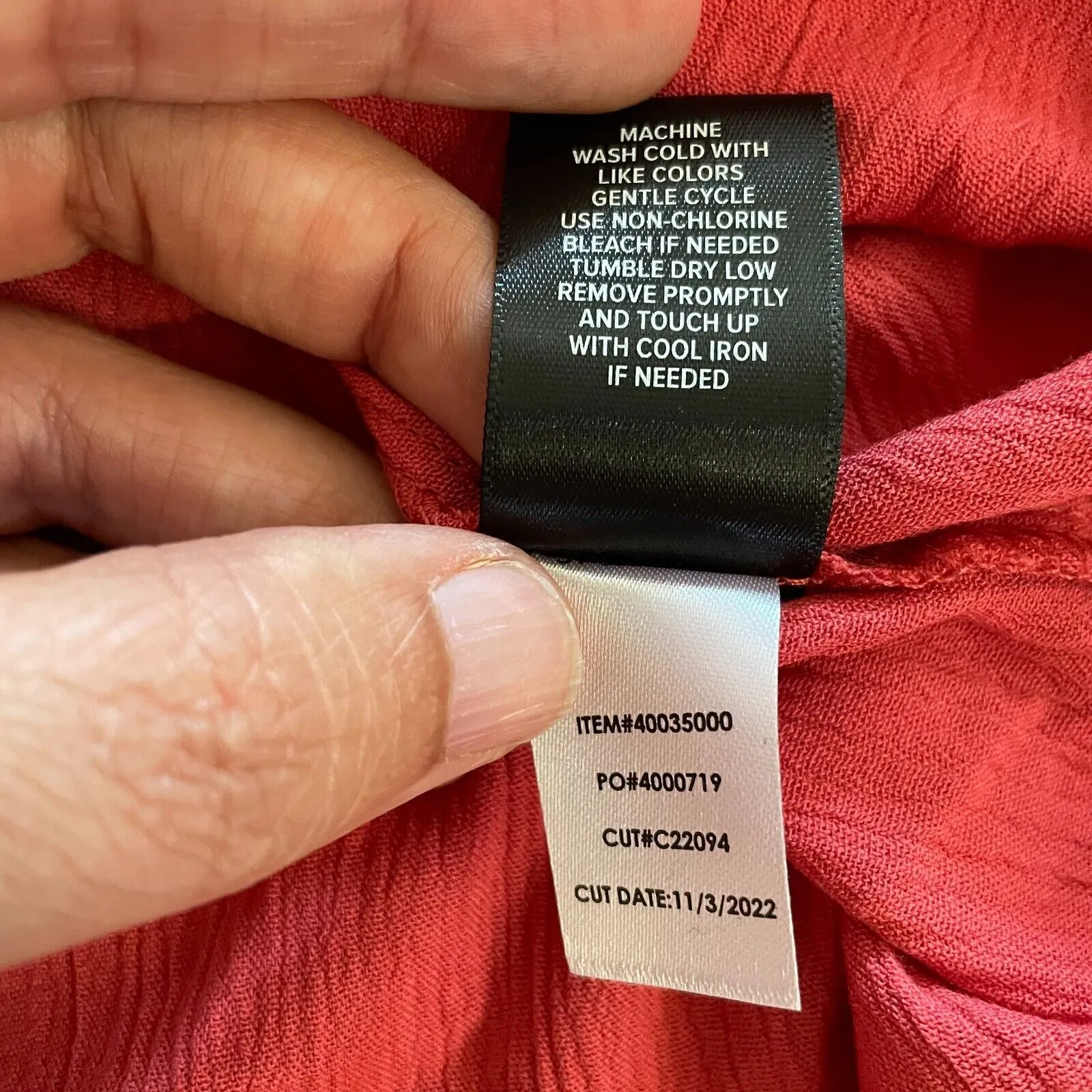 Torrid Women's Coral Boho Embroidered Ruffle Trim‎ Blouse Size 2X Relaxed Career - Image 14