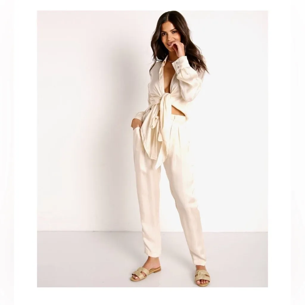 Indah Agent satin pants Revolve size XS - Image 2