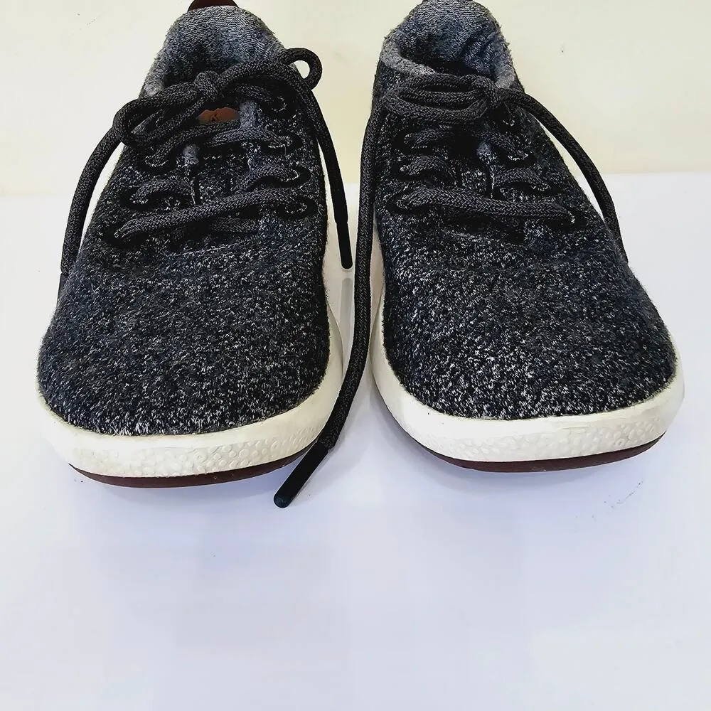Allbirds Wool Runner Mizzle Sneakers Dark Grey Merino Wool Women's Size 7 - Image 6