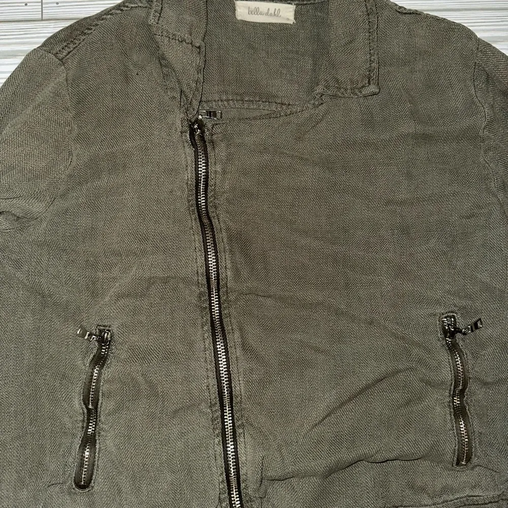 Bella Dahl Womens Distressed Moto Jacket - Image 2