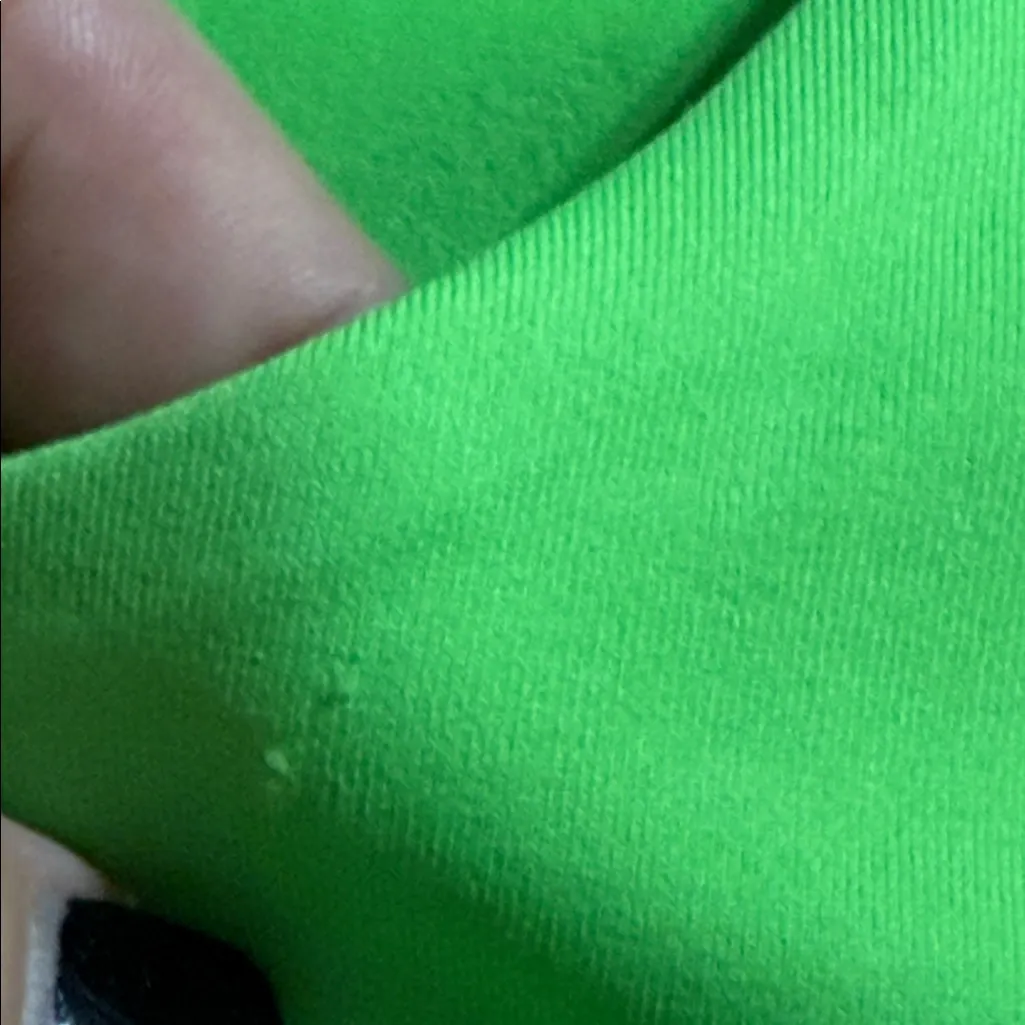 Judy P women’s size small green 3/4 sleeve scoop neck t - Image 6