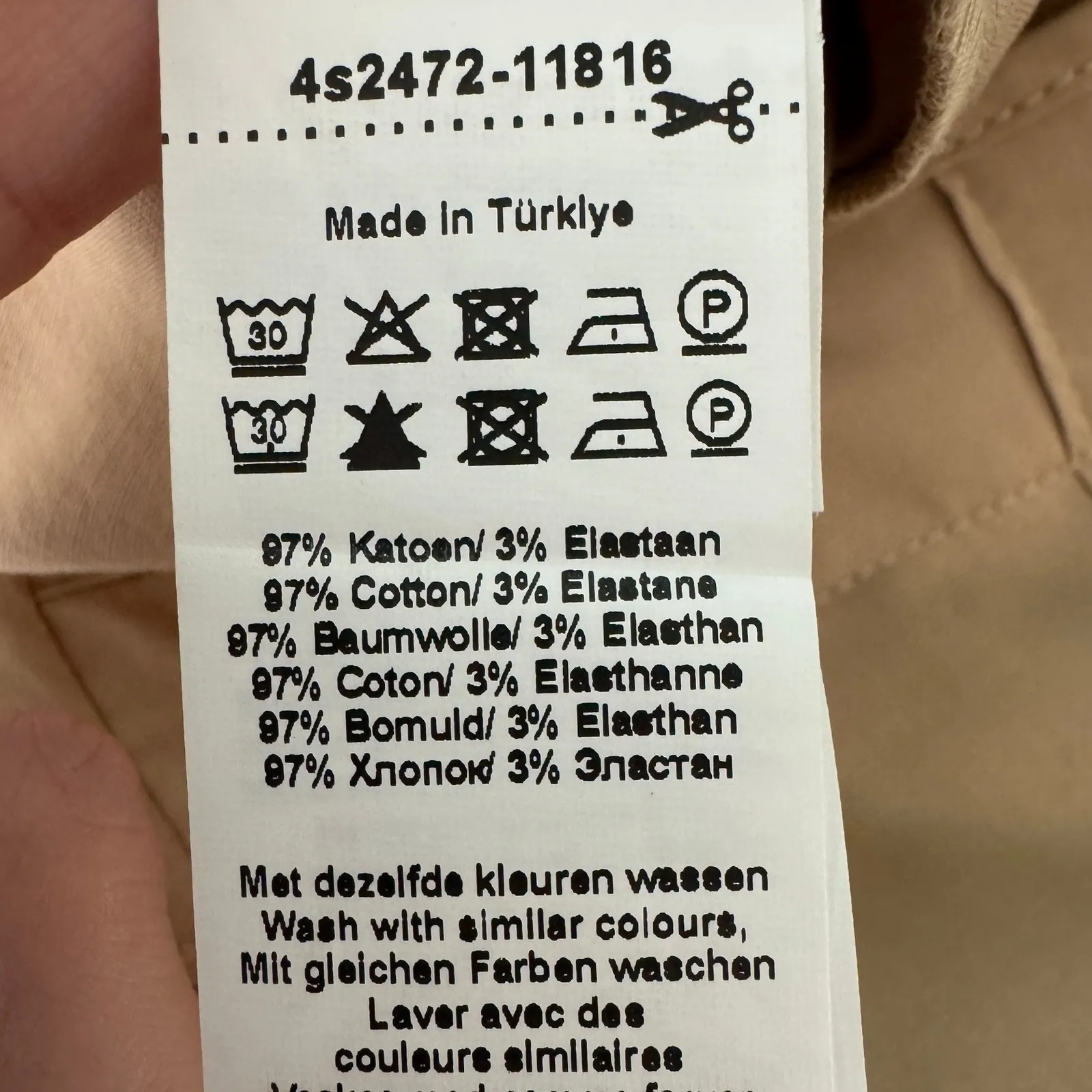 Summum Wide Leg Pull On Pants Womens Size 36 Tan Minimalist Casual Chic Modern - Image 10