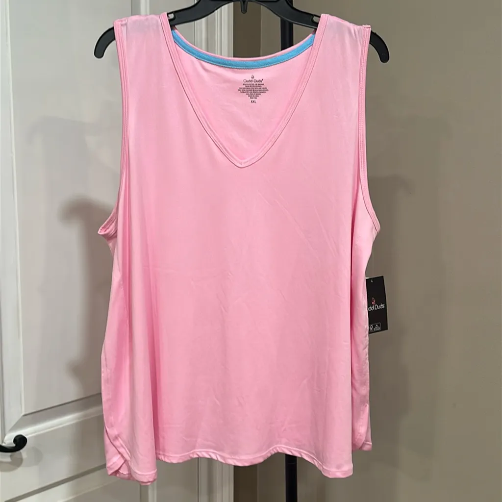 Cuddl Duds Women’s Sleeveless Pajama Top & Wide Leg Pajama Pant 2pc Set XXL - Image 3