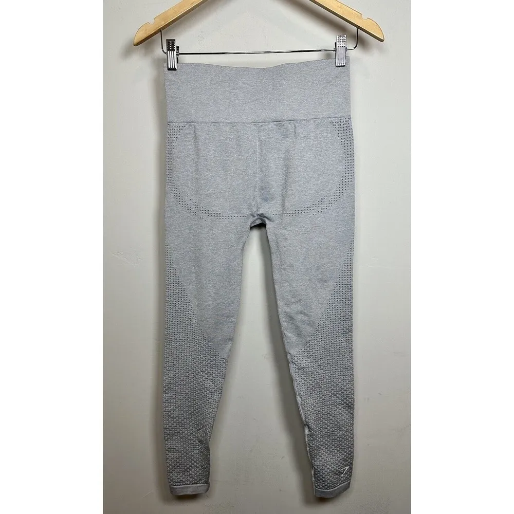 Gymshark Vital Seamless Leggings Light Grey Marl Women’s Size Small - Image 6