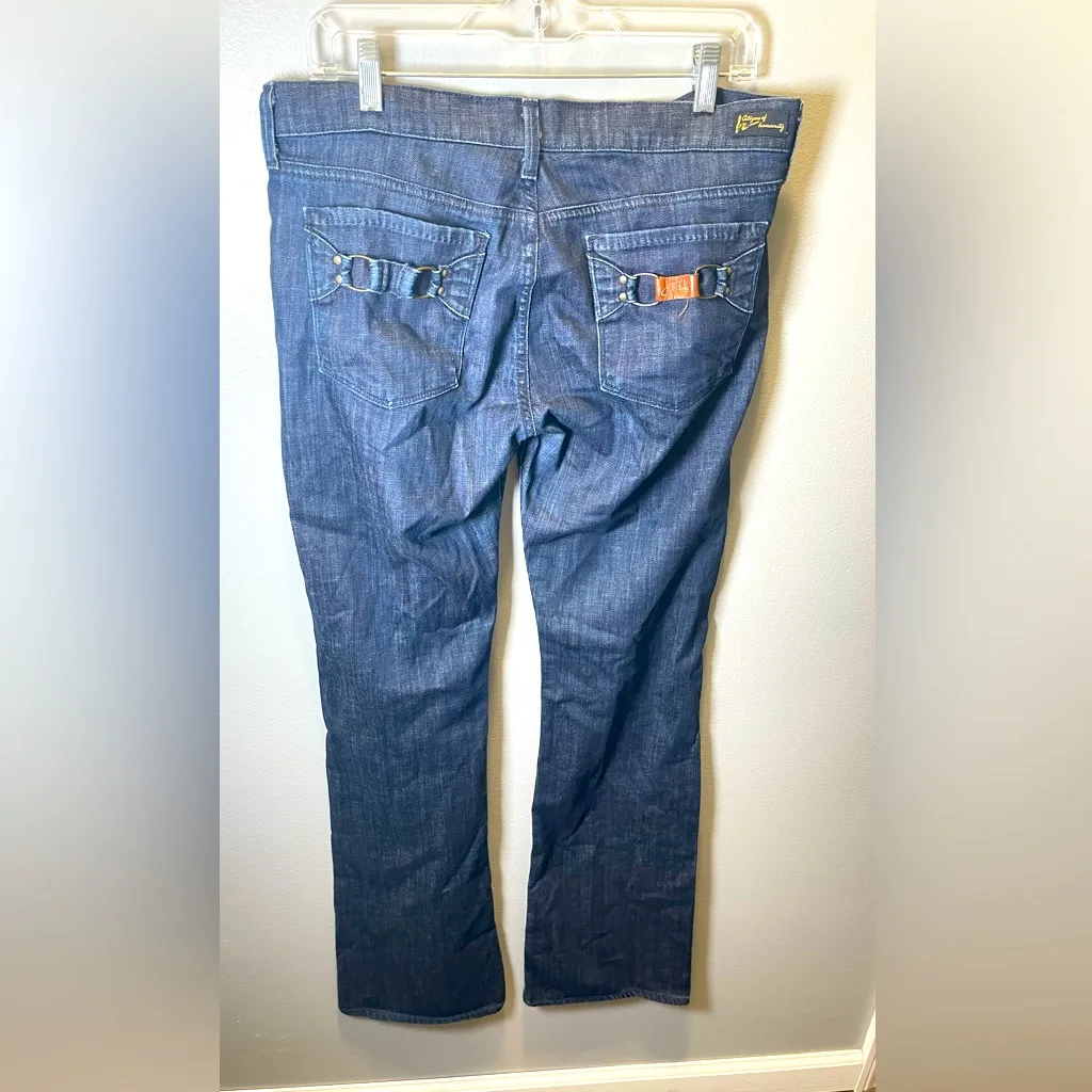Citizens of Humanity Womens Size 32 Dark Wash Boot‎ Cut Jeans Equestrian Pocket - Image 4
