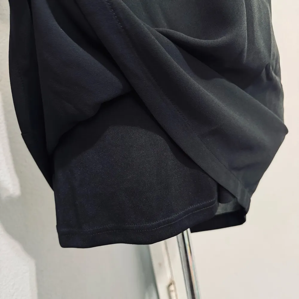 Galexia Trends Women Chic Black Casual Short Dress with Sheer Sleeves Size M - Image 6