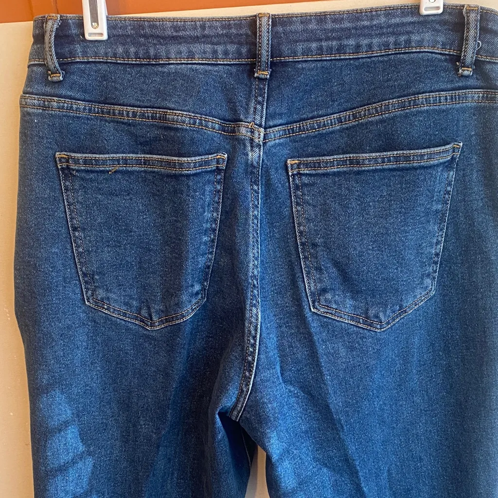 Michael Kors Dark Blue Boot Cut Jeans - Image 6