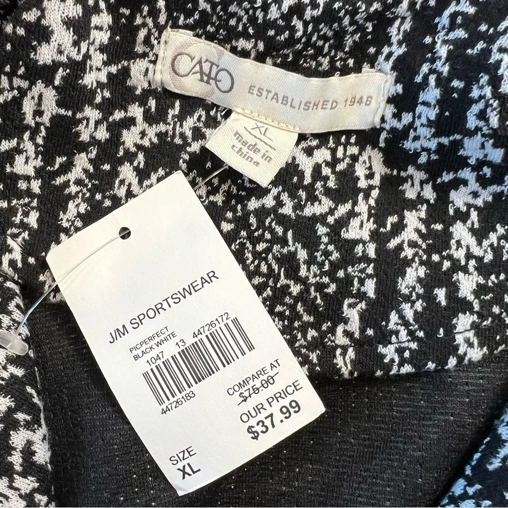 Cato New  Women's Winter Jacket XL Open Front Tie Waist Business Cardigan - Image 6