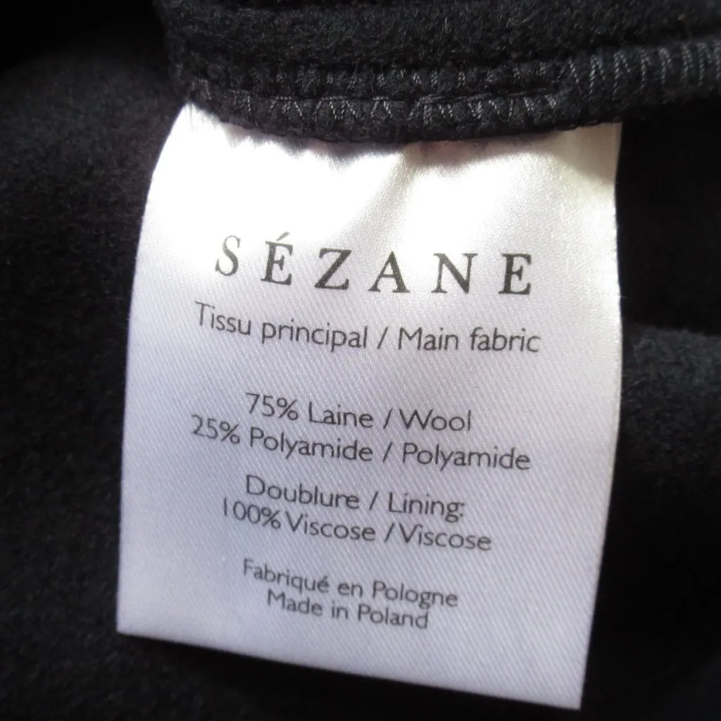 NWT Sezane Paula Short in Marine Navy Blue Wool Blend Shorts 42 / 10 - Image 9