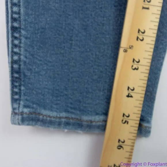 NEW Madewell 10" High-Rise‎ Skinny Crop Jeans in Bradfield Wash, 28 - Image 11