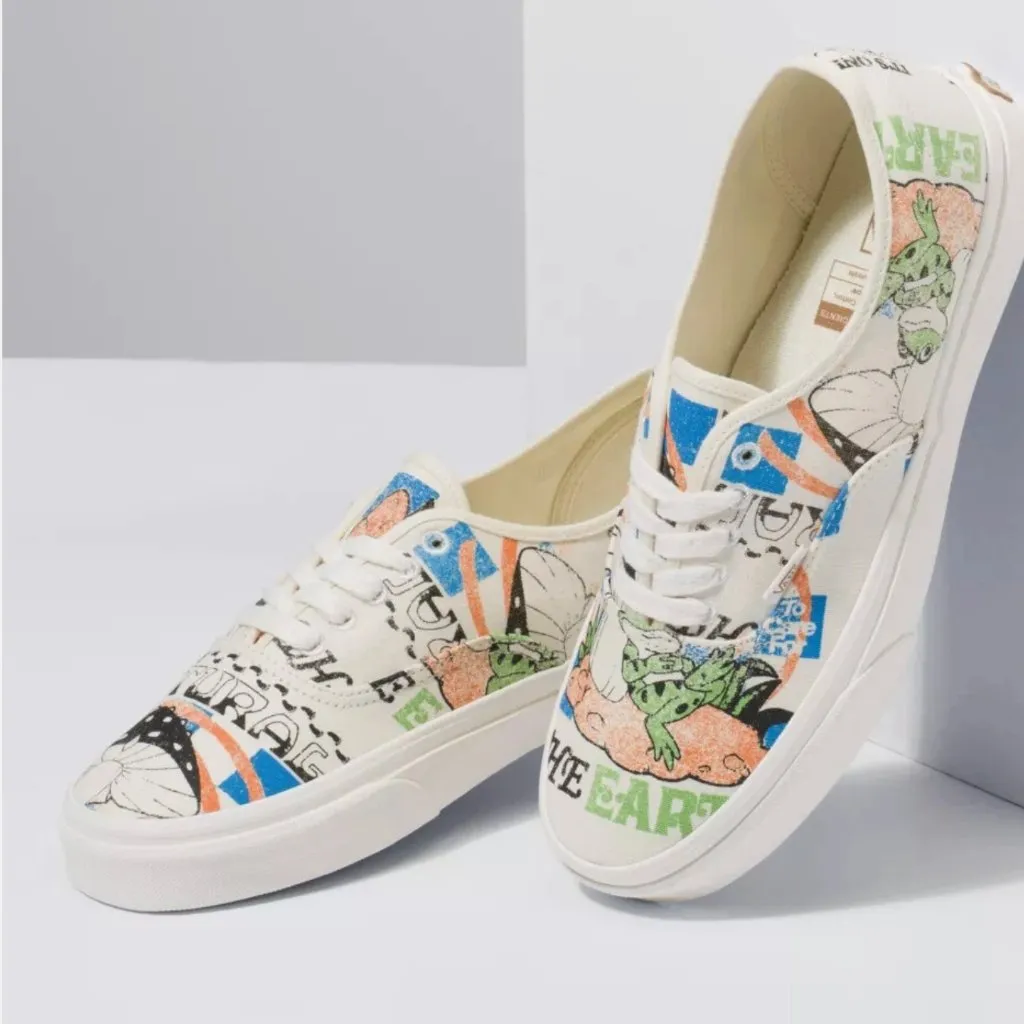 Vans Eco Positivity Authentic Shoes Skate Sneakers Natural VN0A5KRDARG M9.5 W11 - Image 3