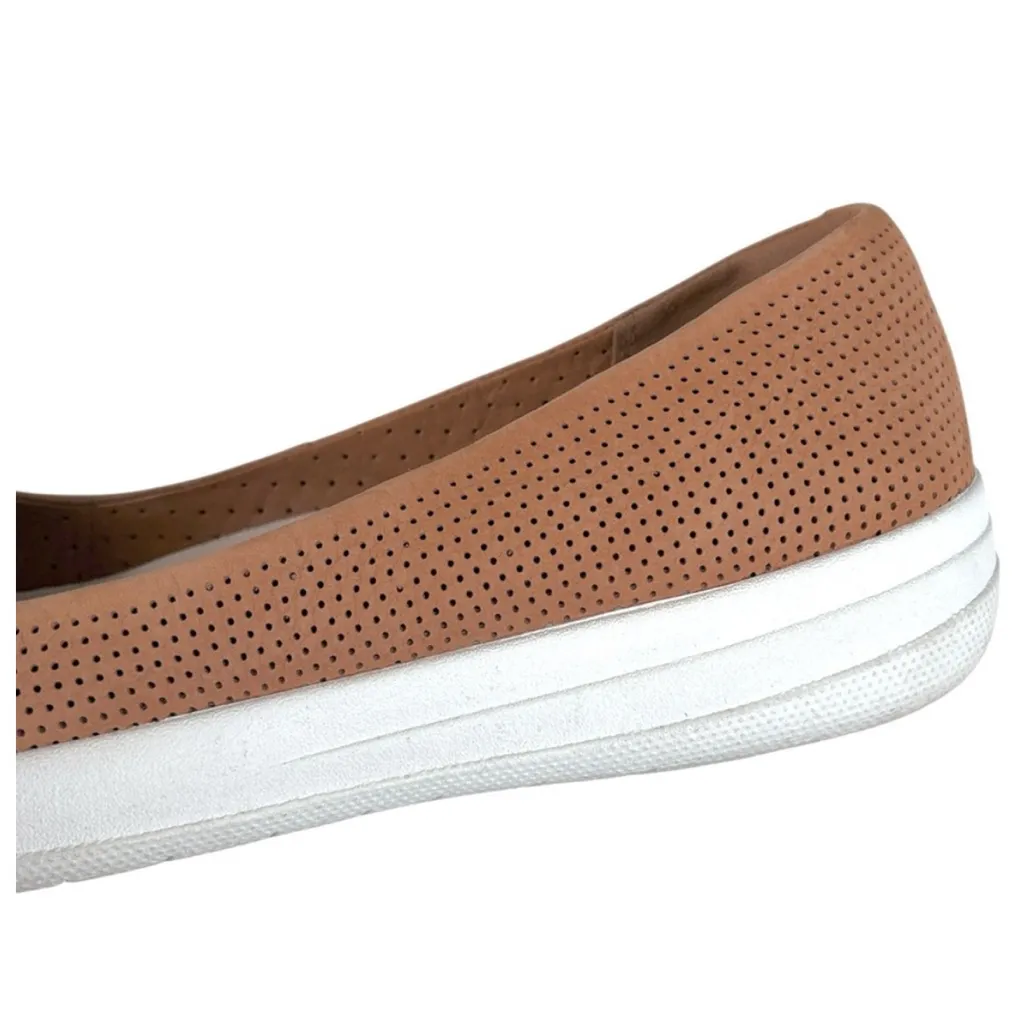 EUC FitFlop Leather Allegro Flats
Brown Size 10 - Image 3