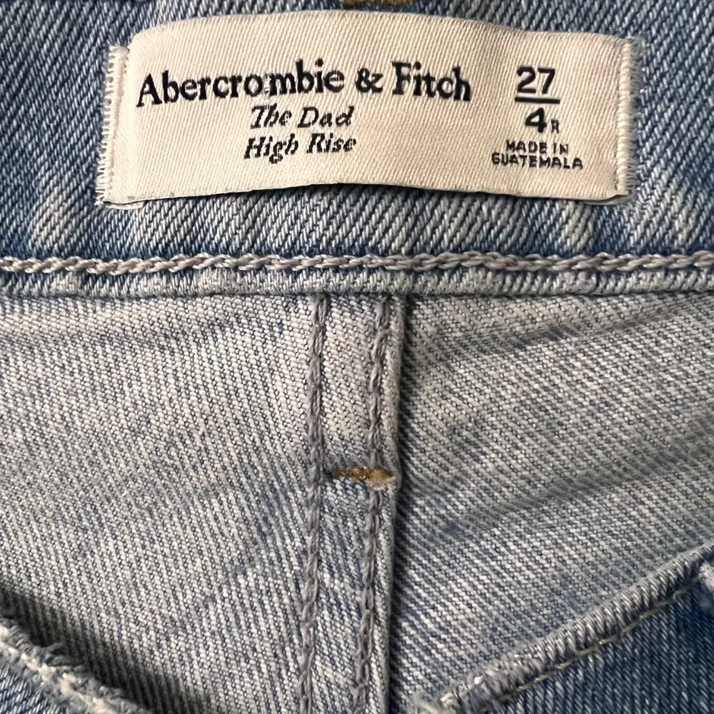 Abercrombie & Fitch Women's Jean The Dad High Rise Denim Stretch Blue Size 27 - Image 3