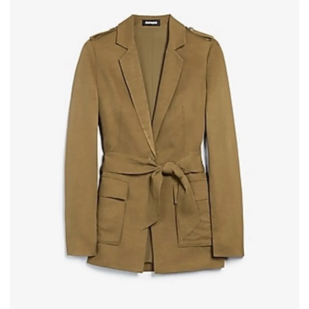 Express | cargo belted blazer - Image 2