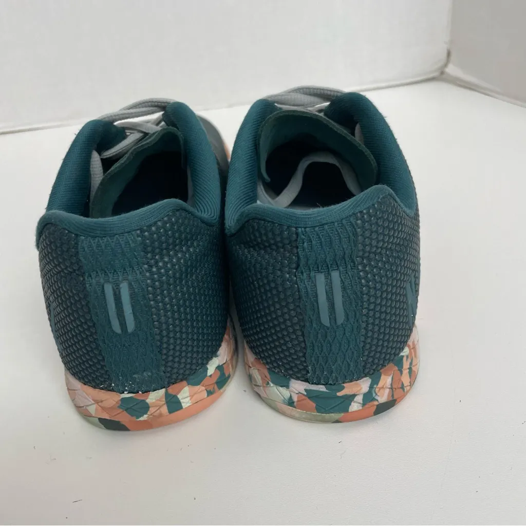 No Bull Sneakers Wild Jewel Trainer Workout Exercise Camo Soles Green Grey W8 - Image 4