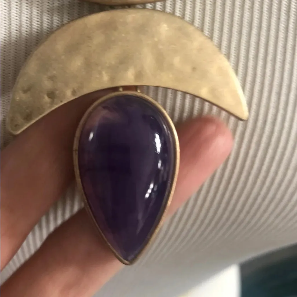 New Karma Bella necklace and earrings set Purple - Image 4