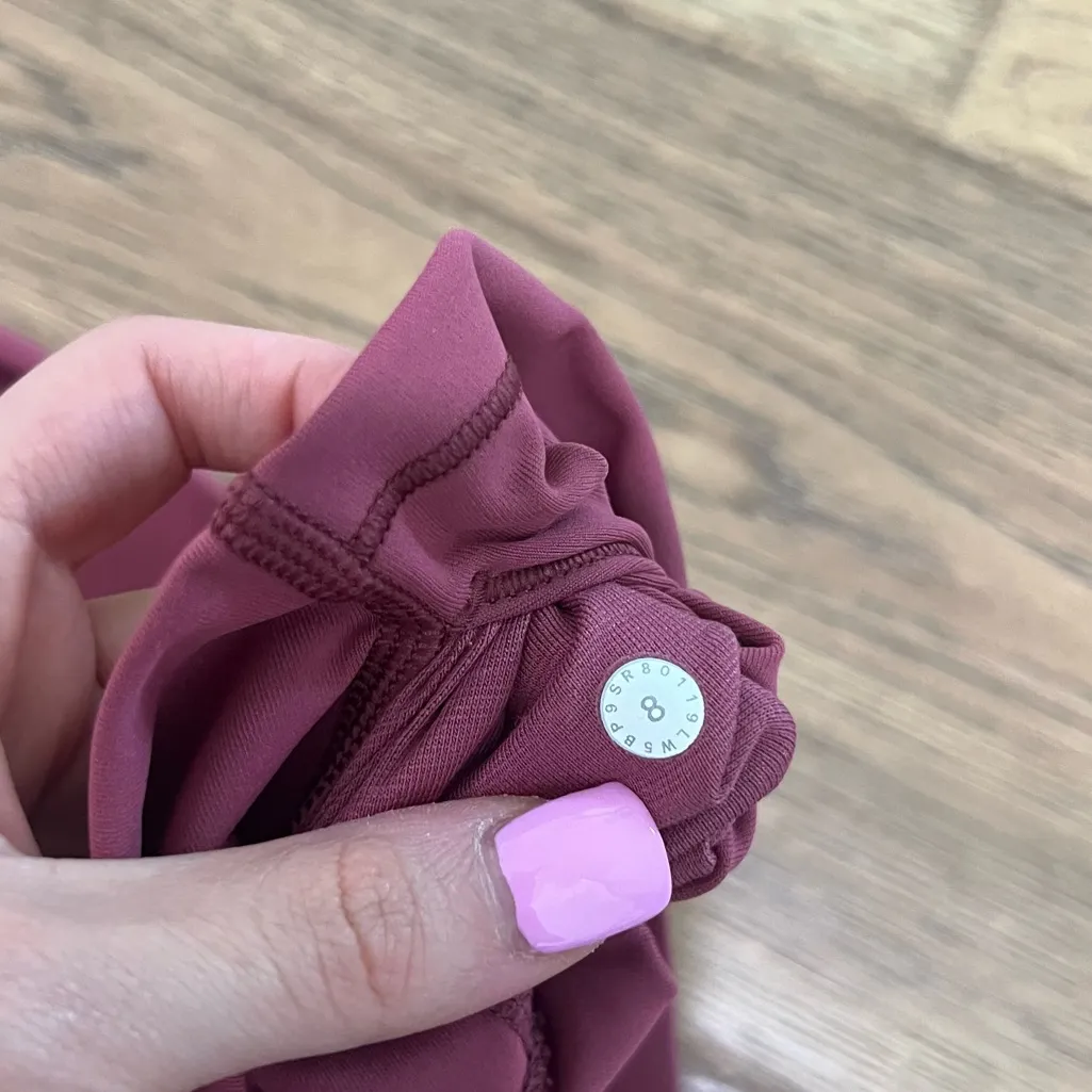 Lululemon Wunder Under High-Rise 7/8 Tight Full-On Luxtreme 25" Misty Merlot - Image 5