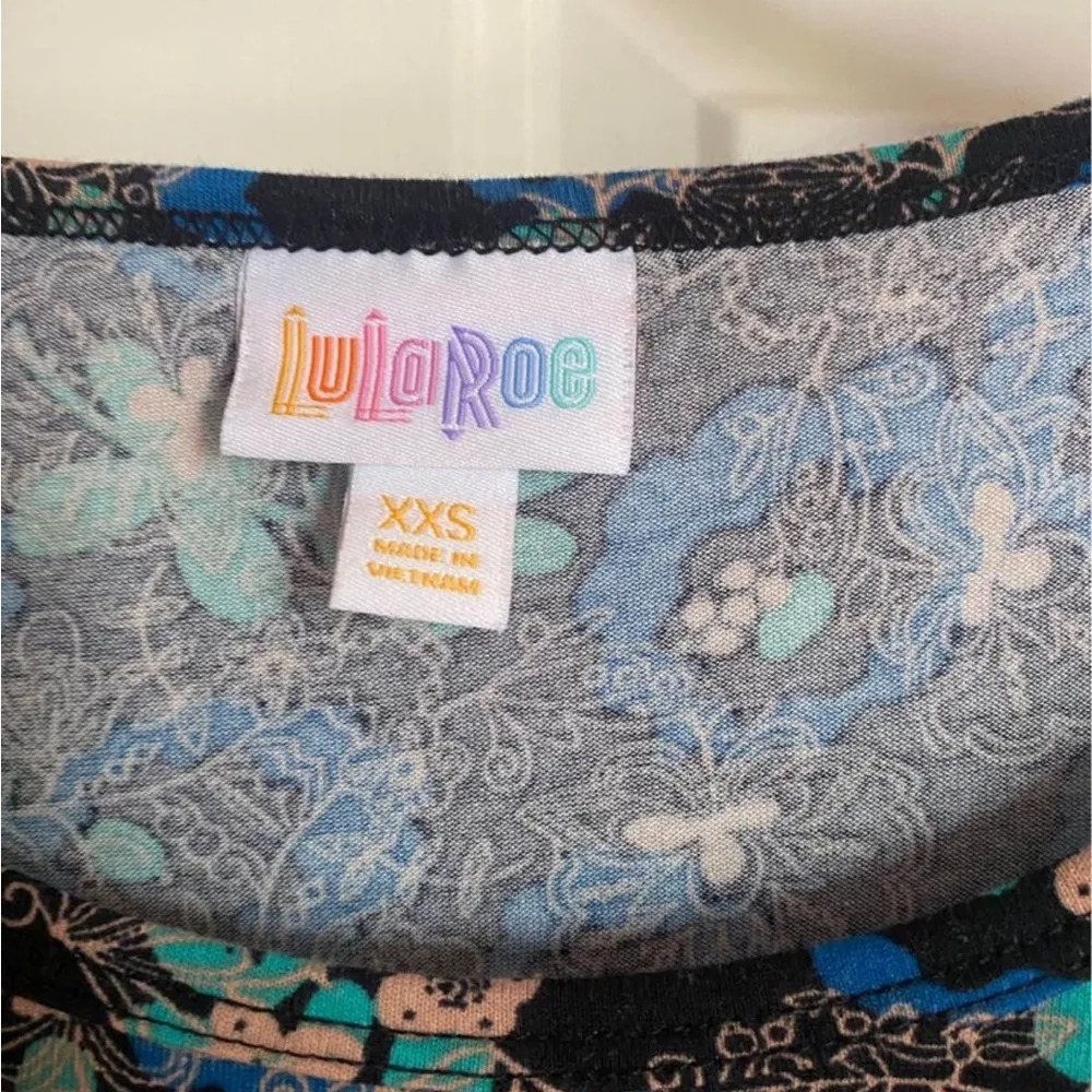 LULAROE Simply Comfortable Long Tunic Top Multicolor Size xxs Women’s - Image 2