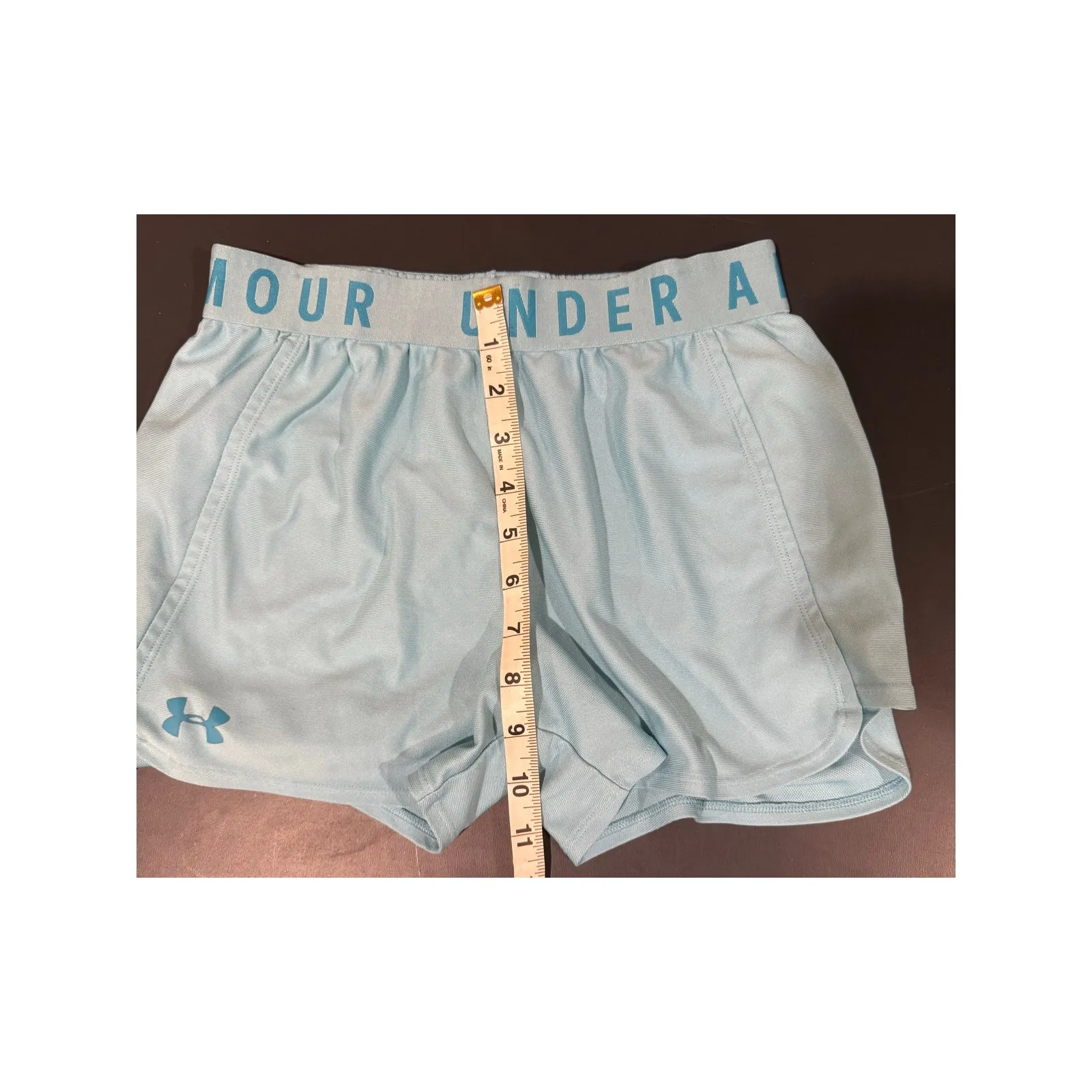 Under Armour Women's Play Up 3.0 Shorts blue  Xsmall athleisure gym workout - Image 5