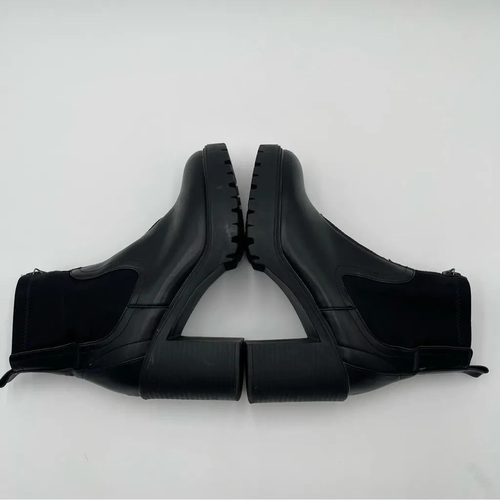 MADDEN GIRL Truffle Lug Chelsea Black Ankle Boots Women’s Sz 7 Chunky Y2K - Image 8