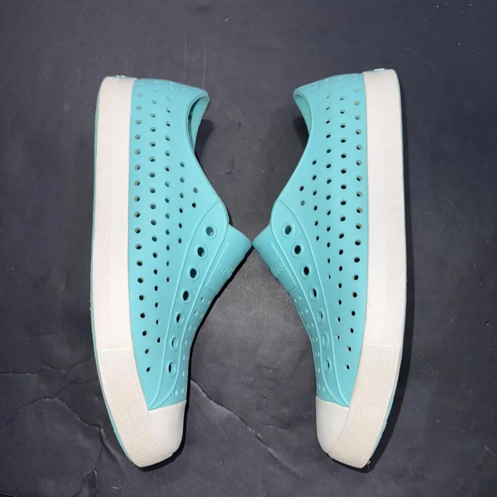 Native Adult Unisex Jefferson Waterproof Outdoor Aqua Blue Slip - Image 6