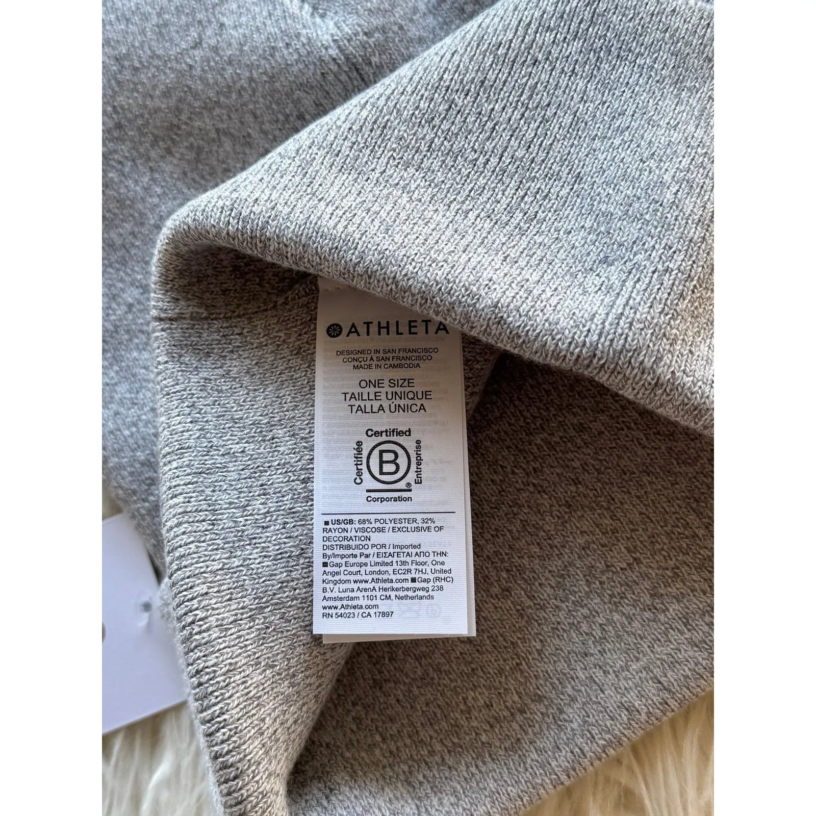 Athleta Headstart Beanie Grey One Size - Image 8