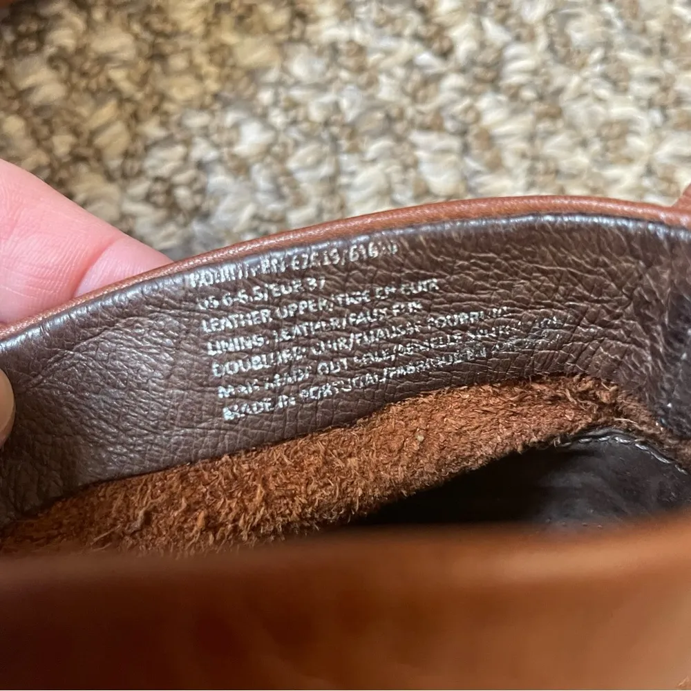 Taos Brown Leather Robin Boots 6/6.5 - Image 11