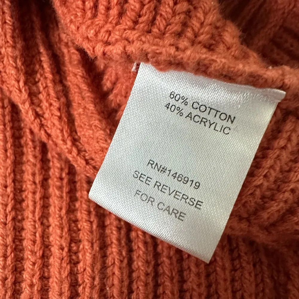 Freshman 1996 Knit Top Size Small Orange Cropped Tank Top - Image 6